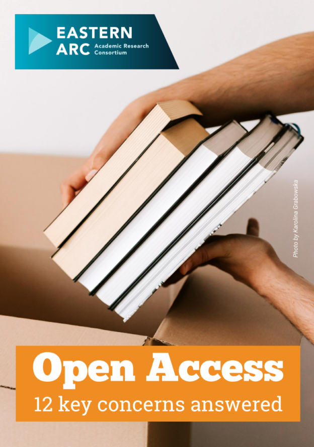 Eastern Arc - 12 Common concerns around opena access - booklet cover